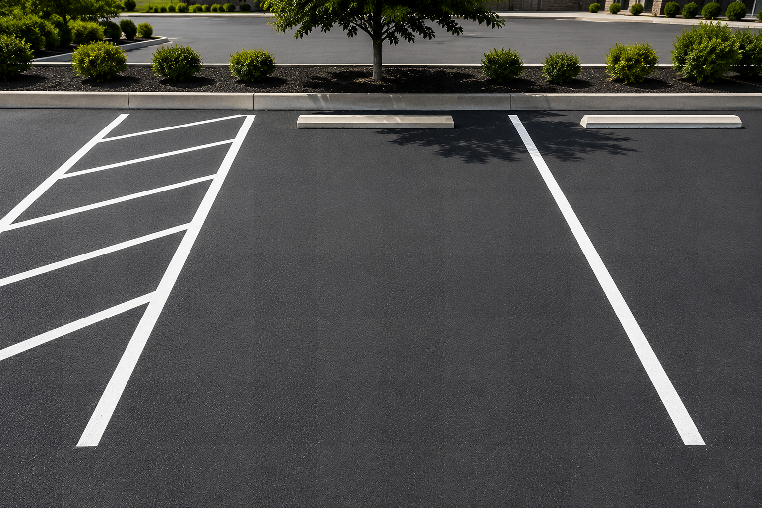 Parking Lots — professional line striping and pavement markings
